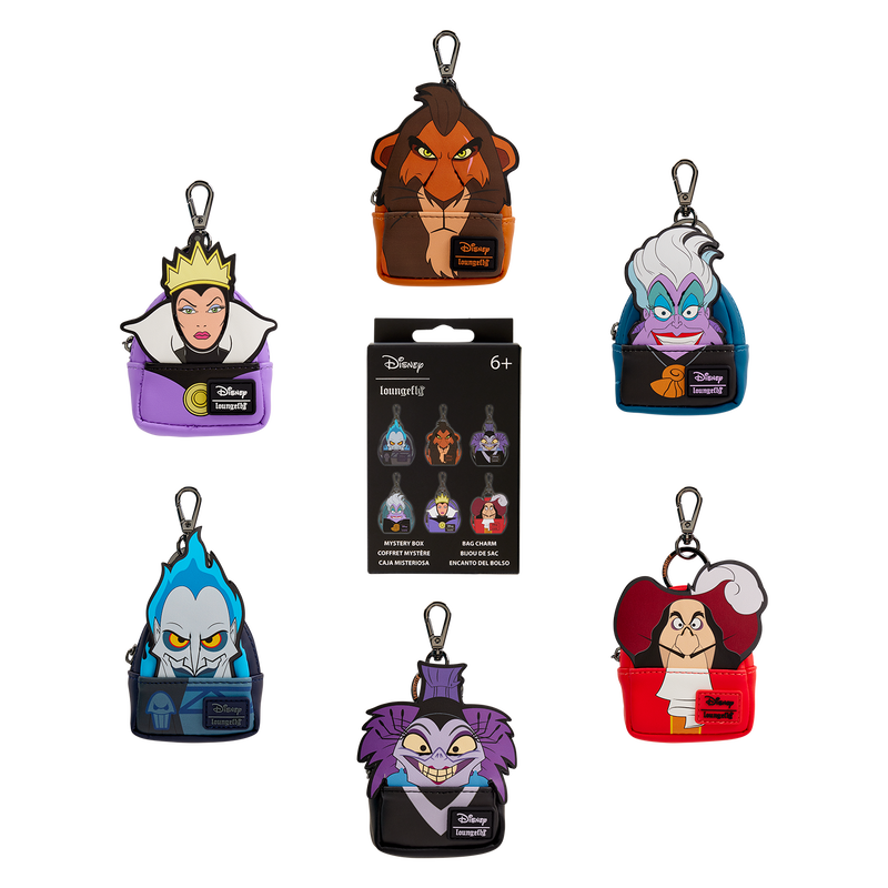 Loungefly | Mini Backpack Charms | Disney Villains