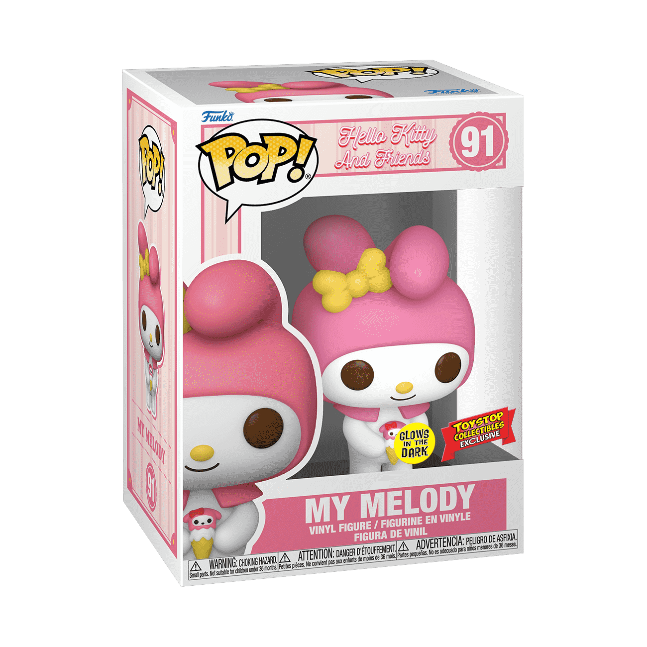 POP! Sanrio: My Melody with Ice Cream (Glow) - Sanrio