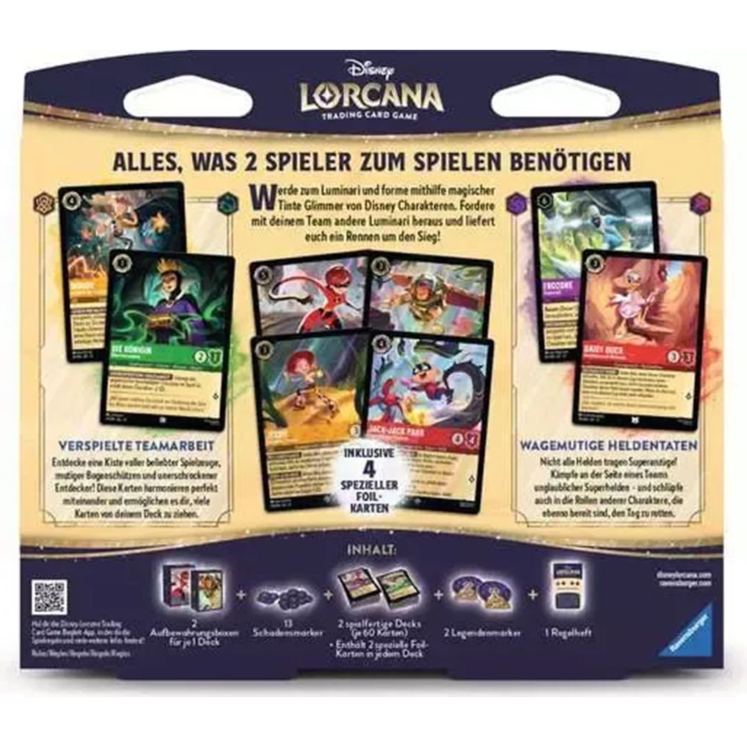 Disney Lorcana | Unbekannte Wildnis | Zwei-Spieler-Starterdeck (DE)