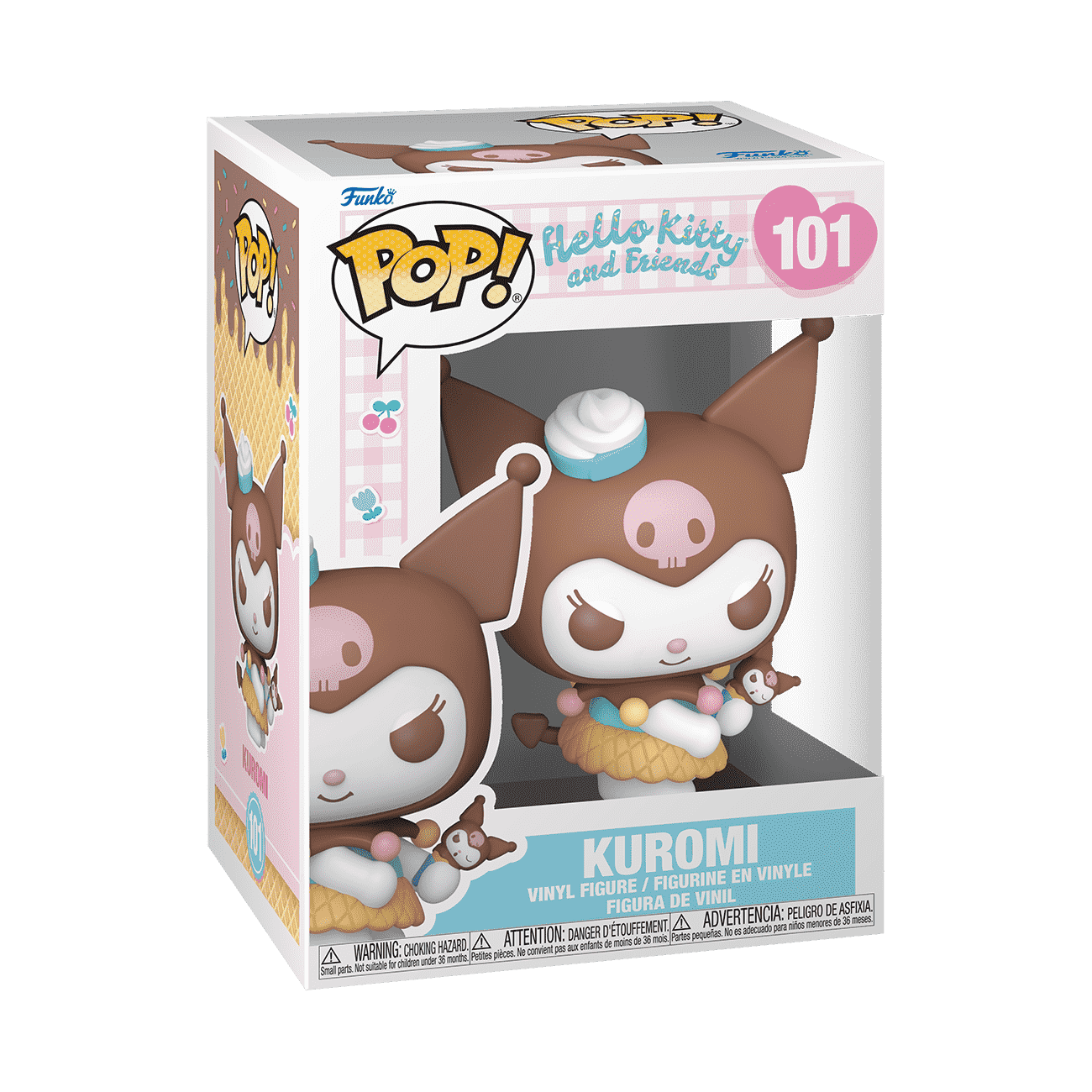 Pop! Sanrio | Kuromi with Ice Cream | Hello Kitty
