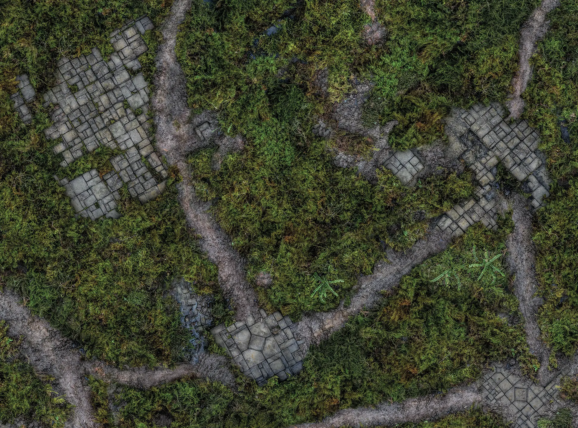 Kraken Wargames | Ancient Green | Tabletop Playmat (55x76cm)