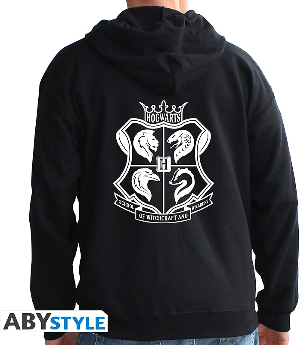 Abysse: Harry Potter - Zipped Hoodie Herren (XL) - Hogwarts