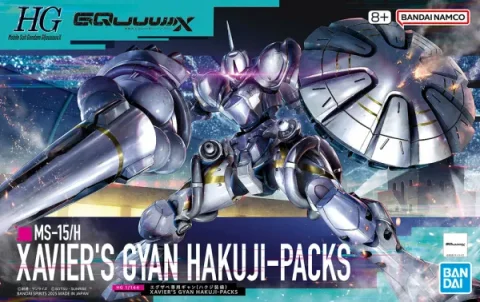 Bandai | HG MS-15/H Xavier's Gyan (Hakuji-Packs) | Mobile Suit Gundam GQuuuuuux (1/144)