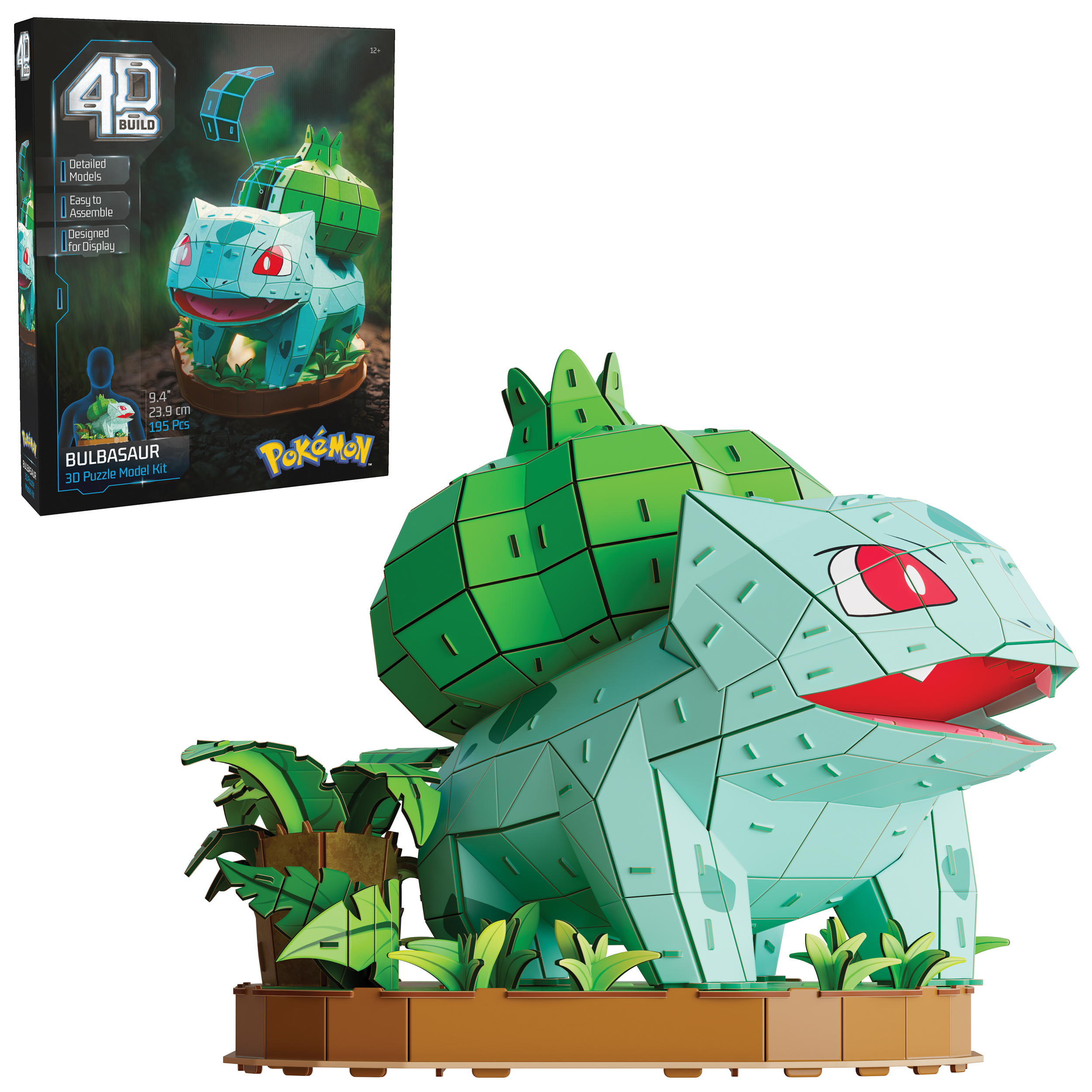 Spin Master | Bisasam 4D Build Puzzle | Pokémon