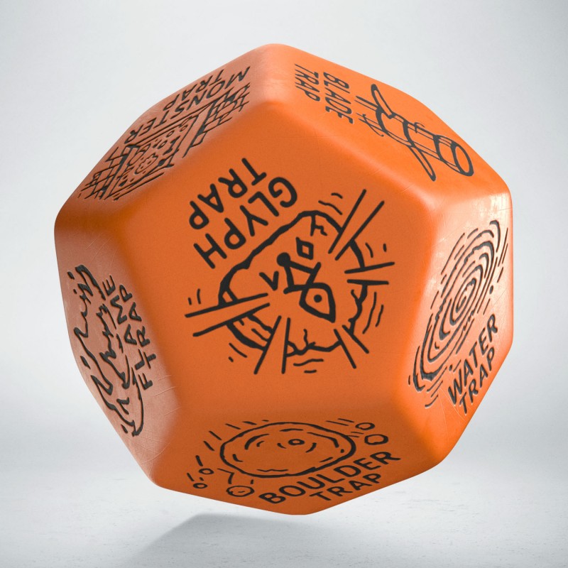 Q Workshop | Orange & Black | Trap Generator Die