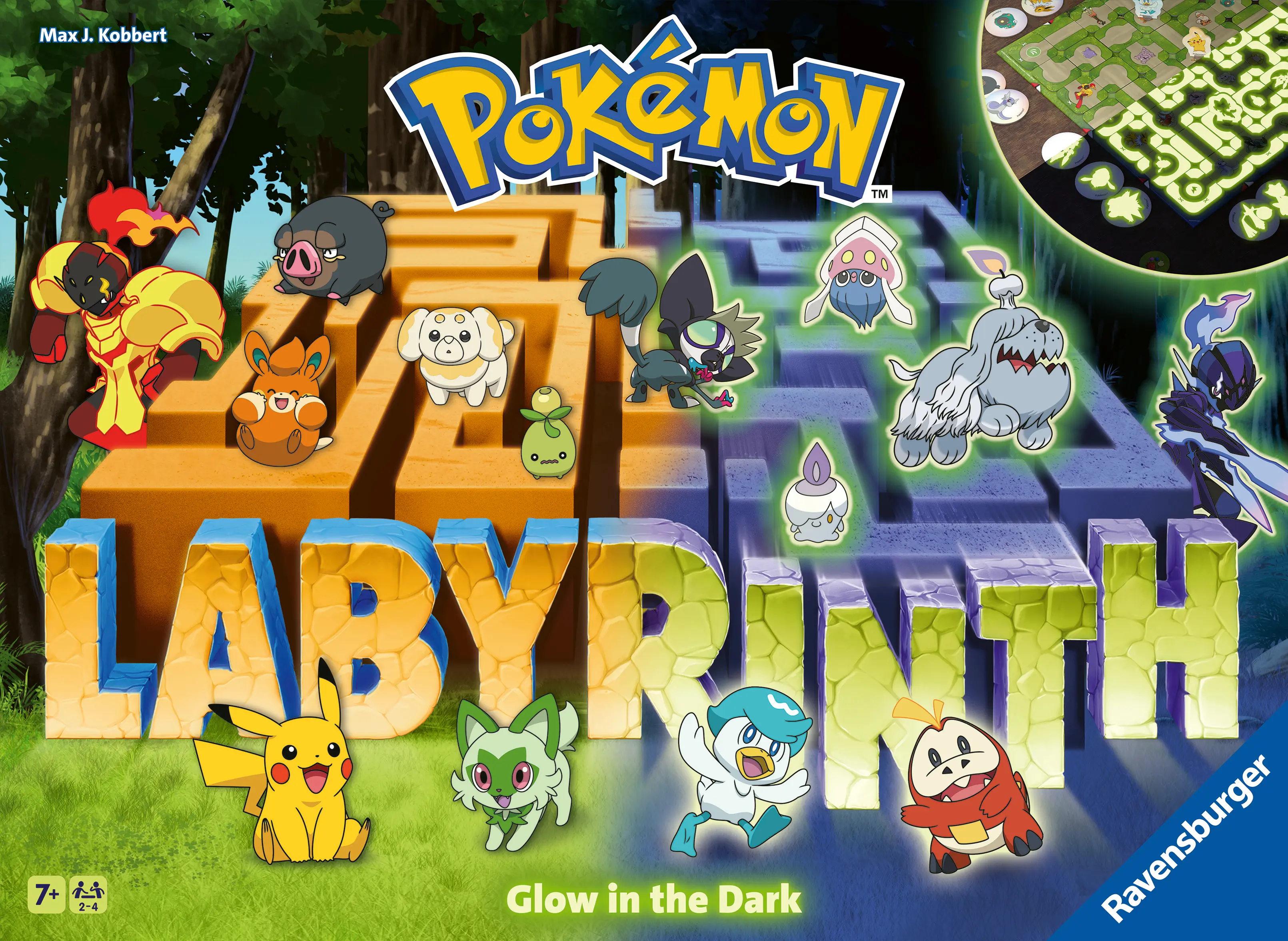 Ravensburger | Pokémon Labyrinth Glow in the Dark | Gesellschaftsspiel
