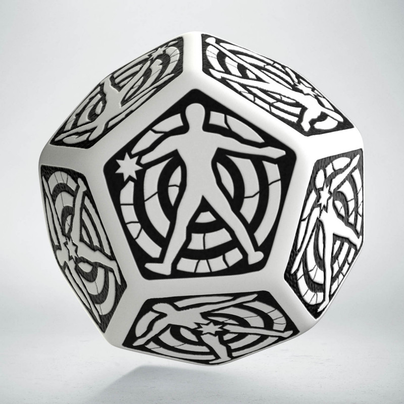 Q Workshop | White & Black | D12 Hit Location Die