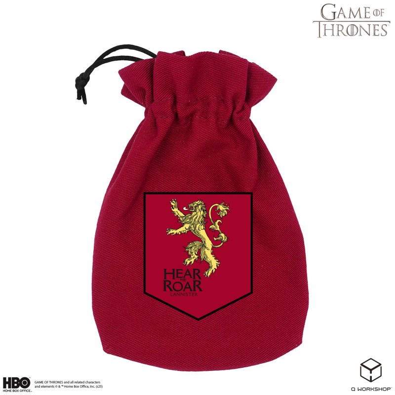 Q Workshop | Lannister | Game Of Thrones Dice Pouch