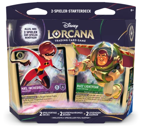 Disney Lorcana | Unbekannte Wildnis | Zwei-Spieler-Starterdeck (DE)