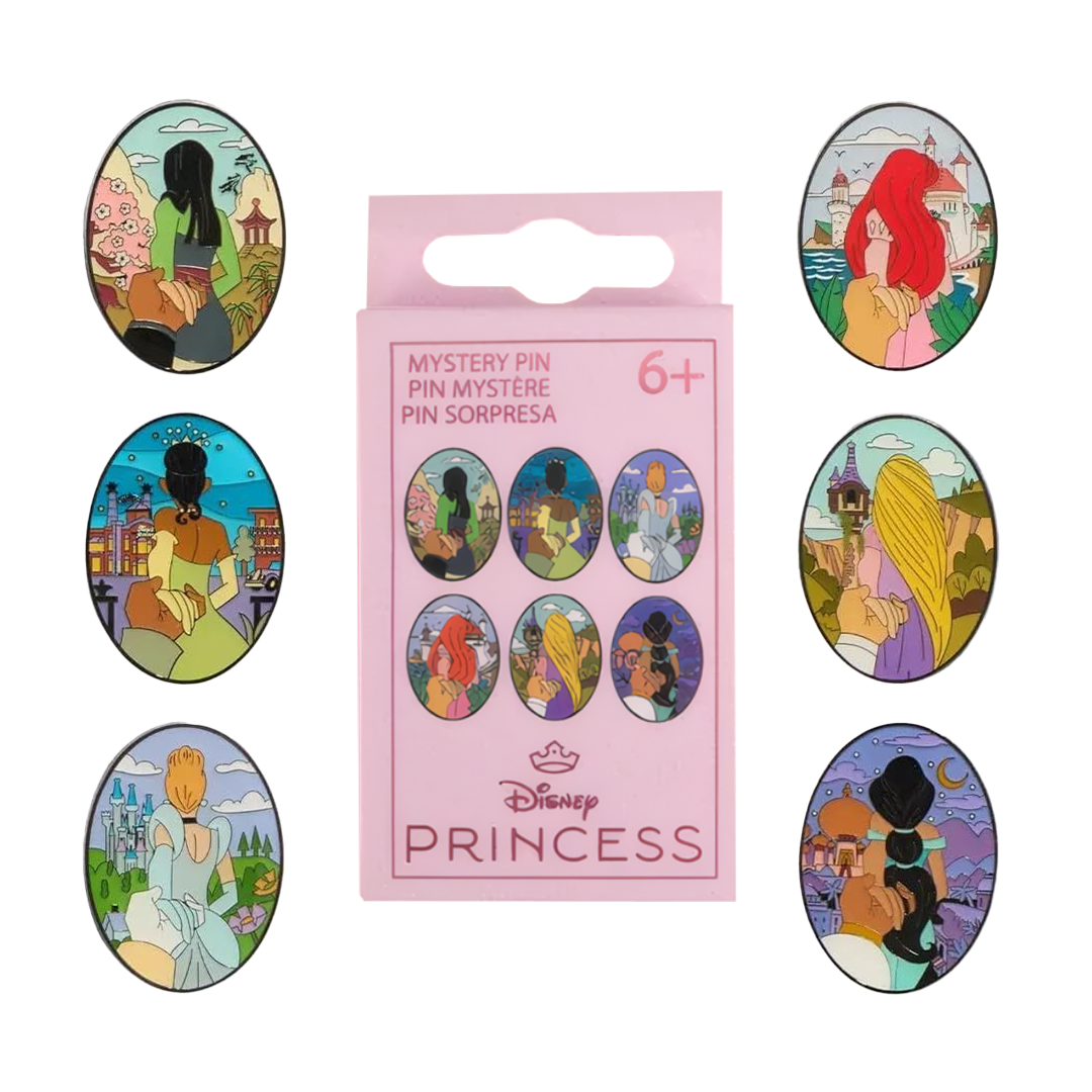 Loungefly | Blind Box Enamel Pins | Disney Princesses