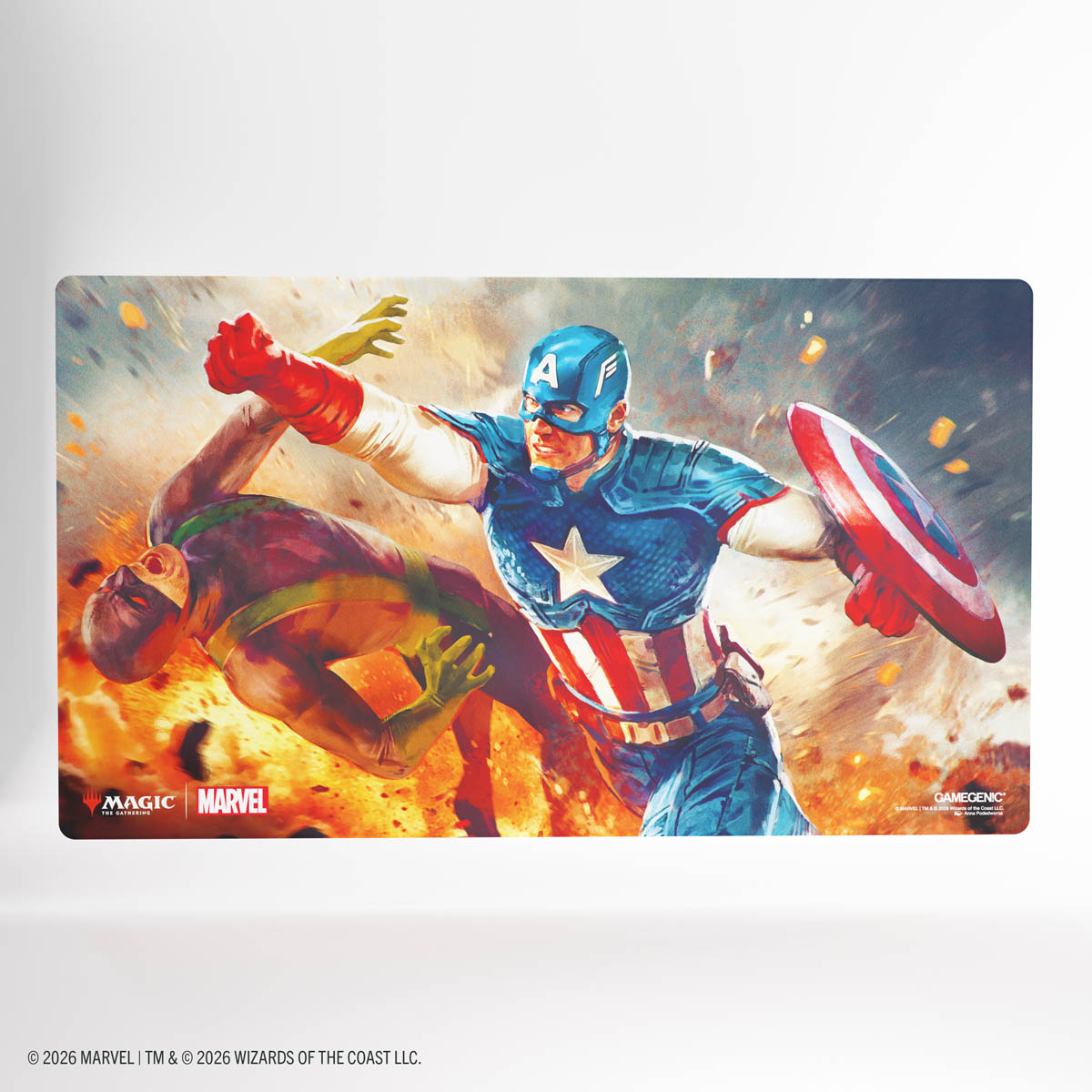 Gamegenic | Marvel Super Heroes - Captain America, Super Soldier | Prime Playmat