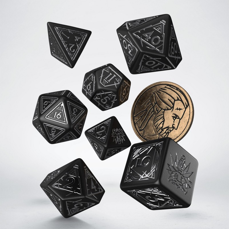 Q Workshop | Geralt - The Silver Sword | The Witcher Dice Set