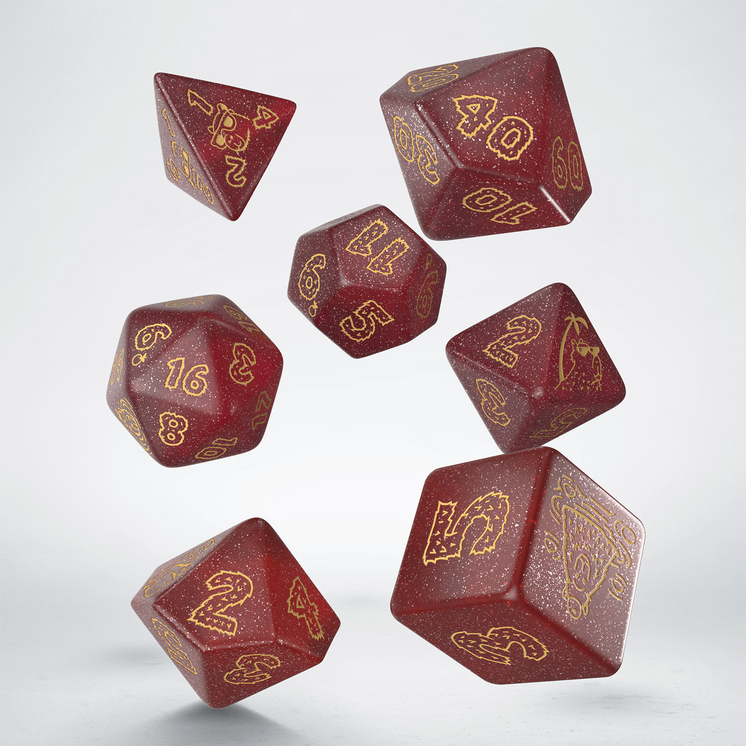 Q Workshop | Chillo | Capybara Dice Set