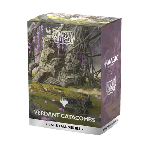 Dragon Shield X Magic: The Gathering: Verdant Catacomb - Standard Size Sleeves Landfall Series