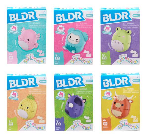 Squishmallows | BLDR Building Set | 2" Figure Assortment (INTL)