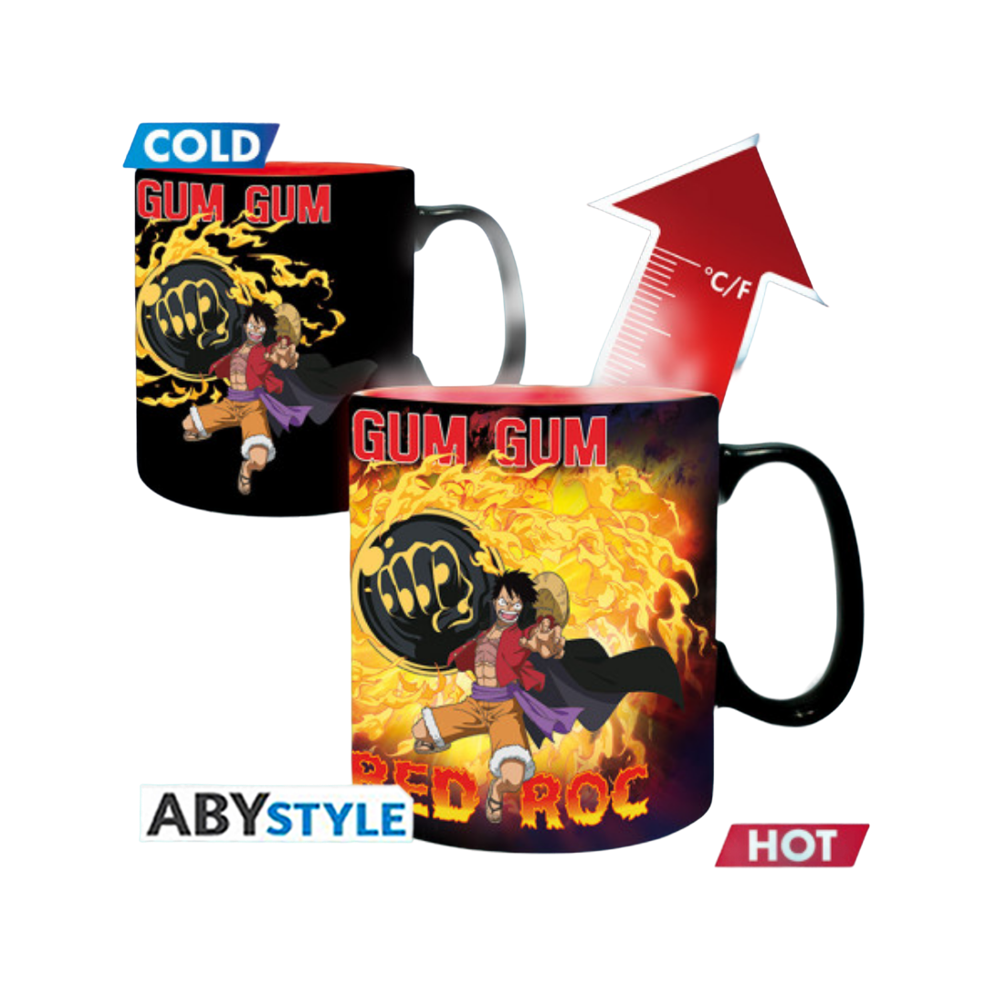 Abysse: One Piece Mug Heat Change - Luffy vs Kaidou 460 ml