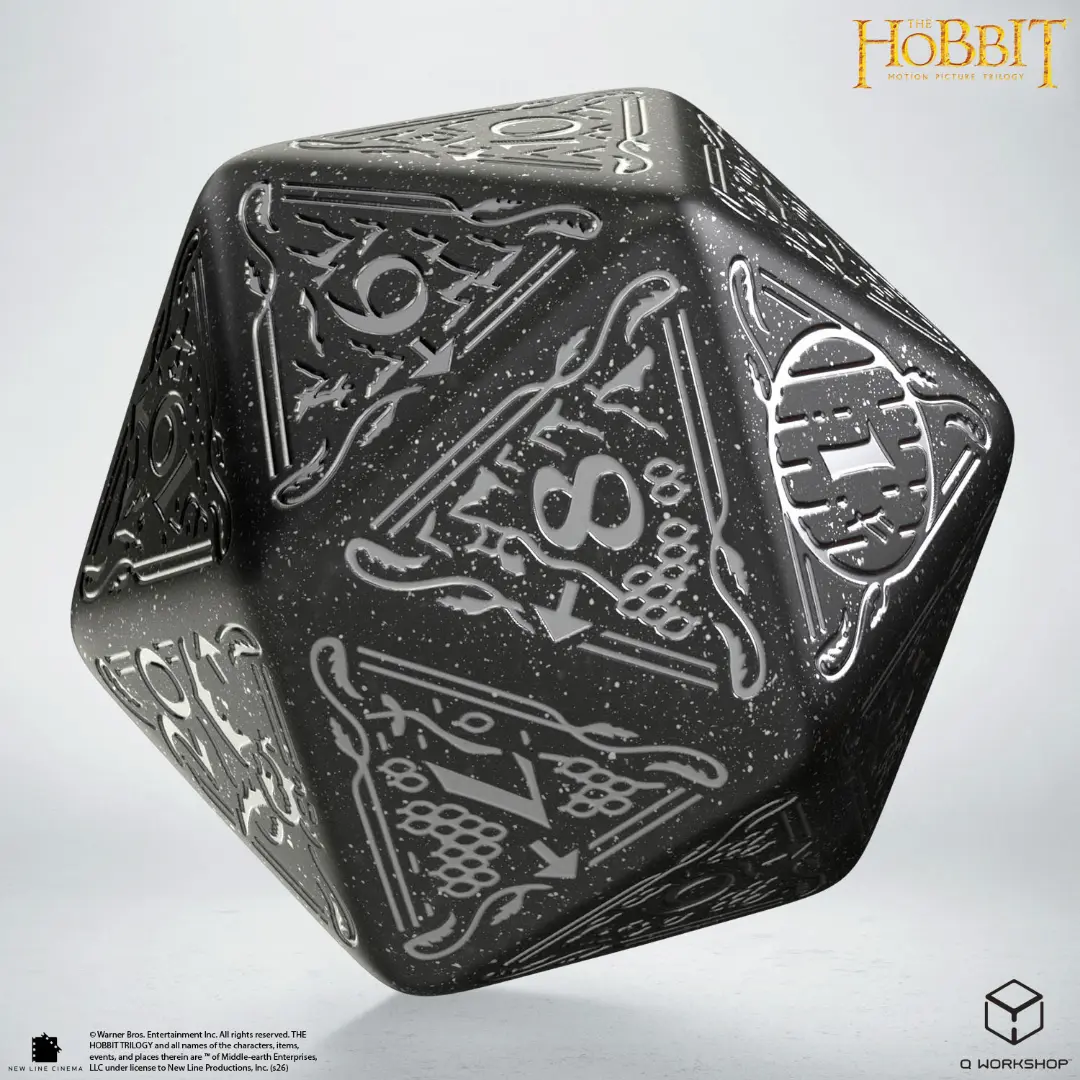 Q Workshop | Umbral TCG Jumbo Die | The Hobbit Spindown D20