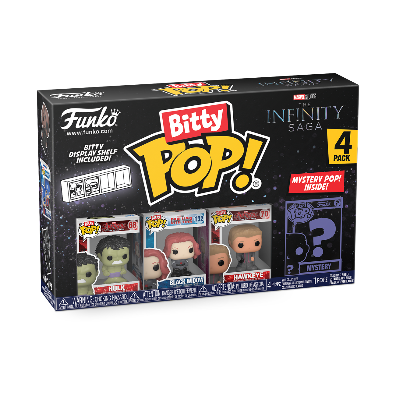 Bitty POP!: Hulk 4PK - Avengers Infinity War
