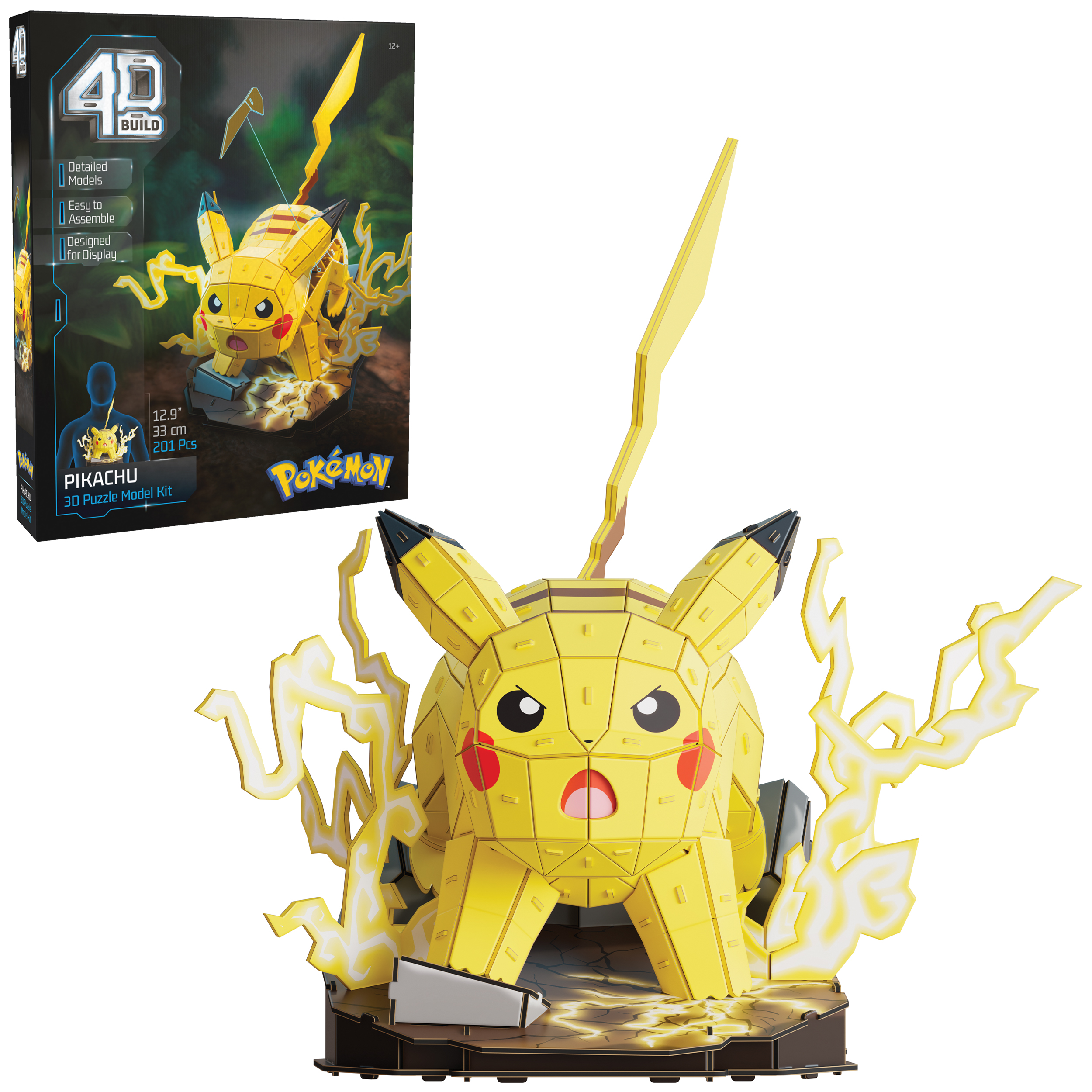 Spin Master | Pikachu 4D Build Puzzle | Pokémon