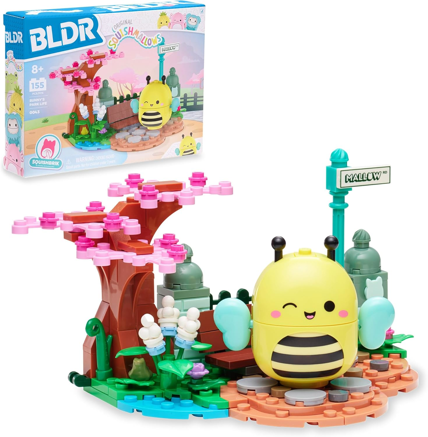 Squishmallows | BLDR Building Set | Sunny's Park Life With Sunny (INTL)