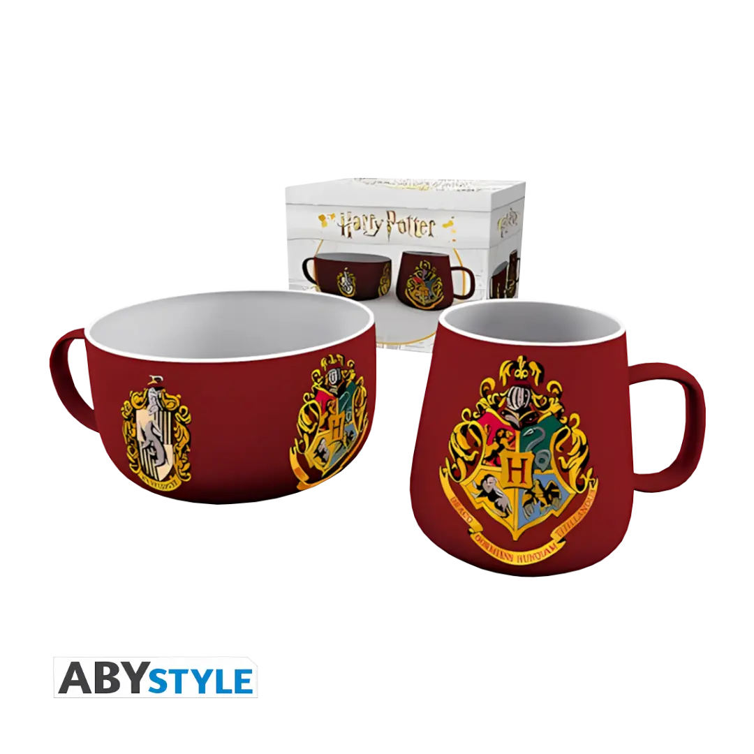 Abysse: Harry Potter Frühstücks Set - Häuser Wappen