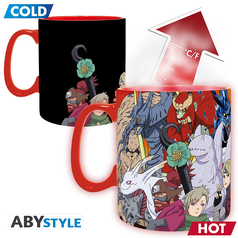 Abysse: Naruto Shippuden - Mug Heat Change 460ml - Biju & Jinchuriki