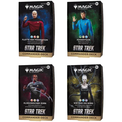 Magic: The Gathering | Star Trek | Commander Decks (4 Stk.) (DE)