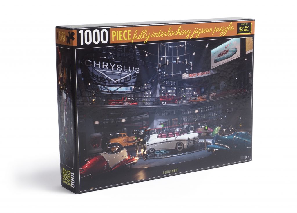 The Wand Company | Fallout - Chryslus Showroom Jigsaw A Quiet Night | Puzzle