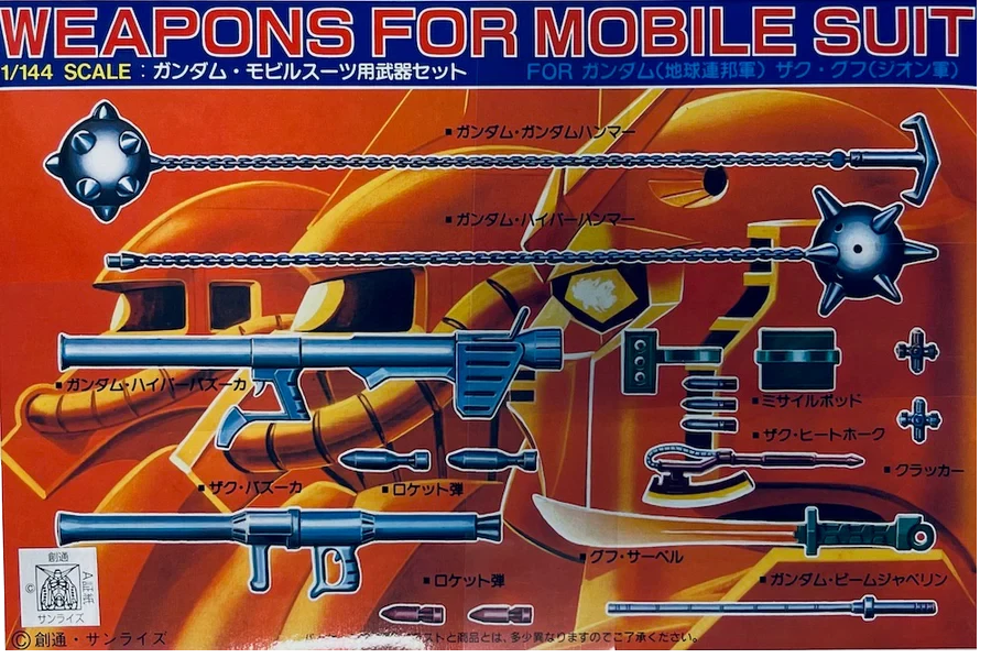 Bandai | Weapons for Mobile Suit | Mobile Suit Gundam (1/144)