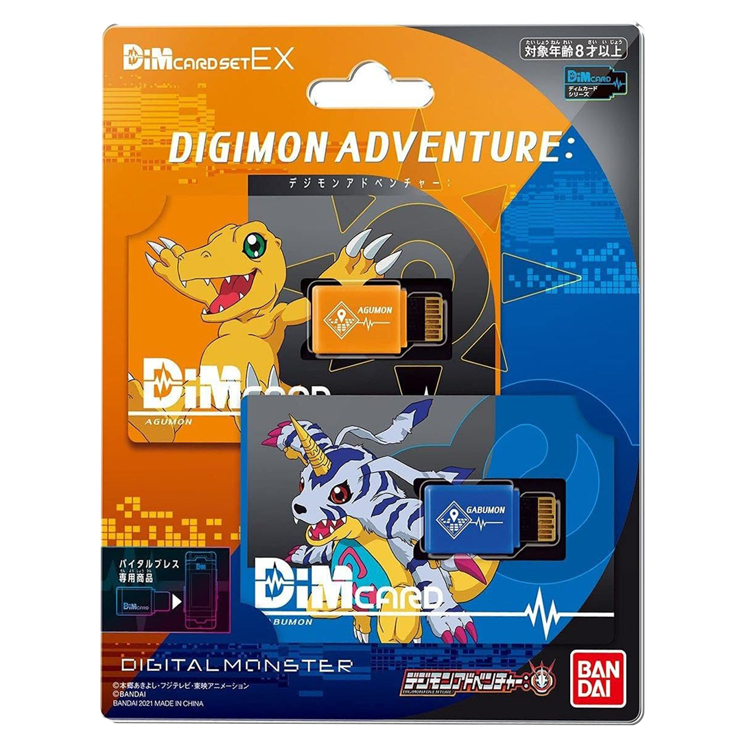 Bandai | Dim Card Set EX Agumon & Gabumon | Digimon Adventure