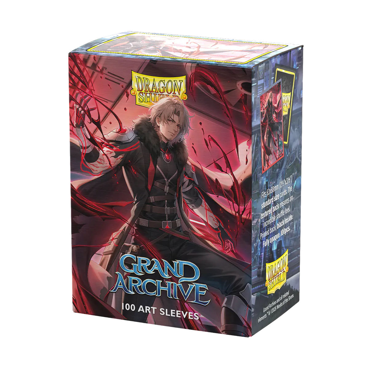 Dragon Shield | Grand Archive - Dante, Hemomancer | Matte Dual Art Sleeves Standard Size
