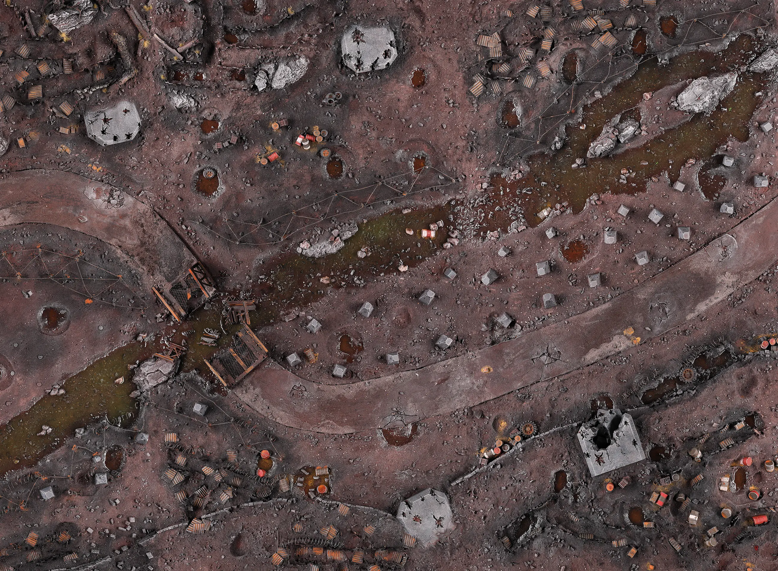 Kraken Wargames | Death Valley | Tabletop Playmat (111x152cm)