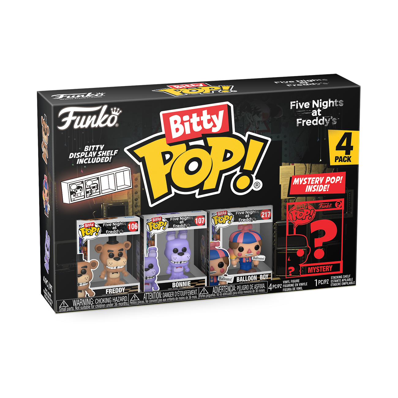 Bitty POP!: Freddy 4PK - Bitty POP! 4-Pack