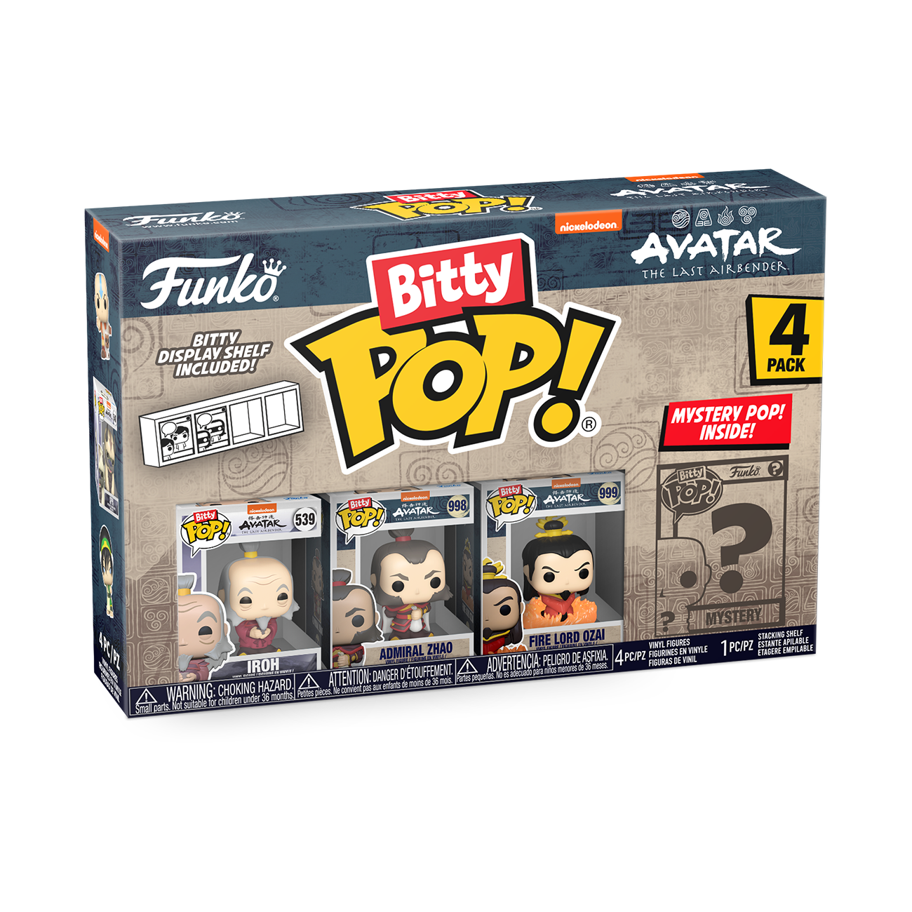 Bitty Pop!: Avatar The Last Airbender - 4-Pack Series 3