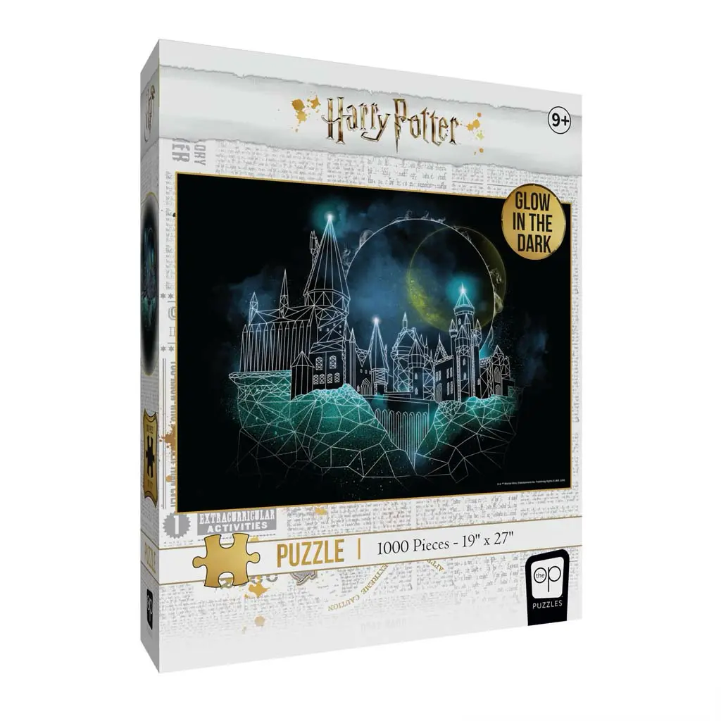 Usaopoly: Harry Potter Magic of Hogwarts Glow 1000 pcs - Jigsaw Puzzles