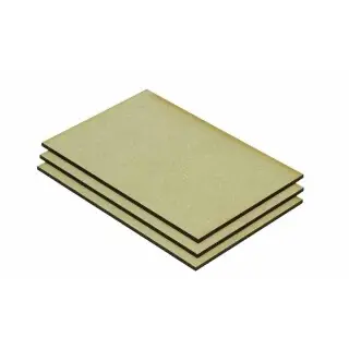 Kraken Wargames | MDF Base Eckig | 150x100mm (3 Stück)