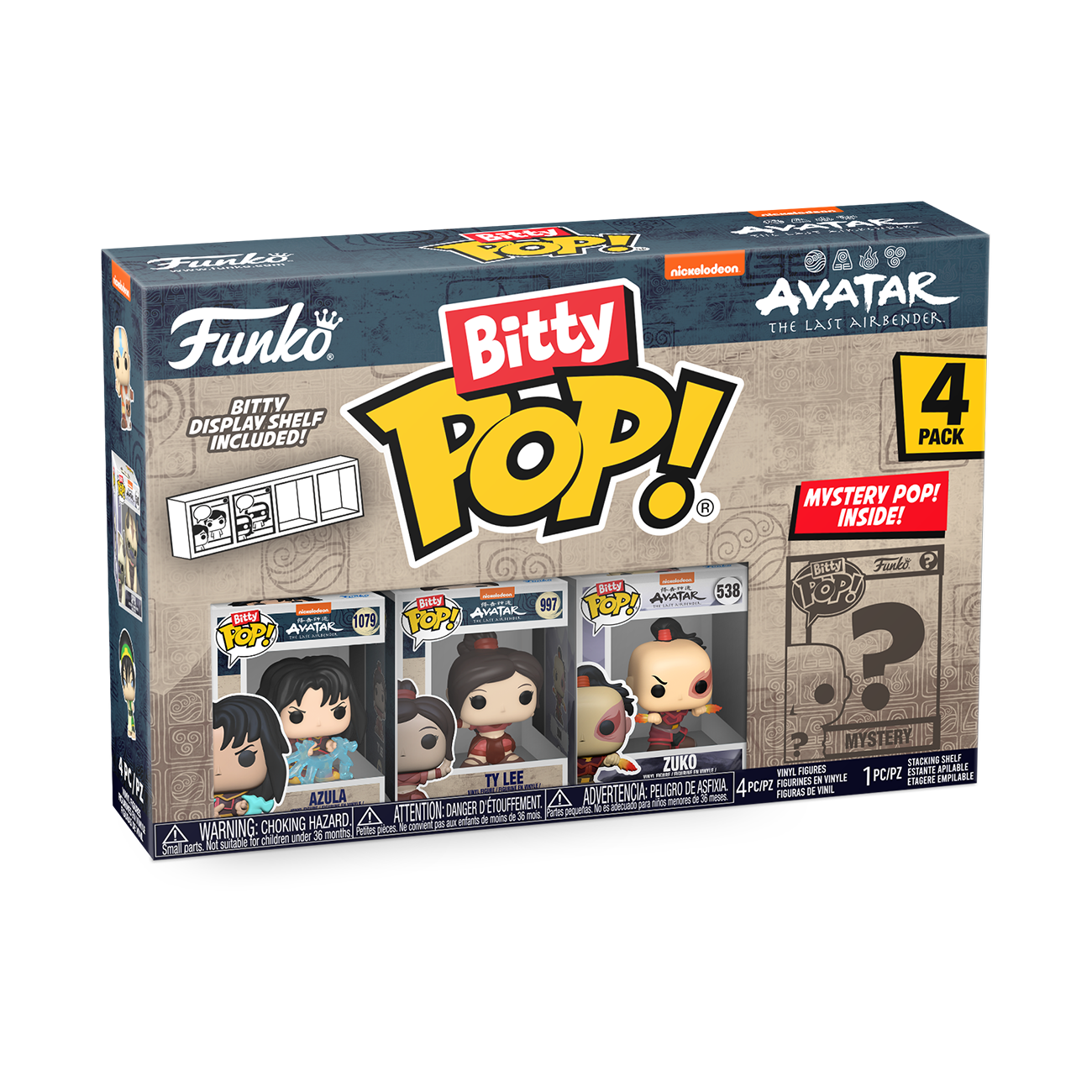  Bitty Pop!: Avatar The Last Airbender - 4-Pack Series 2