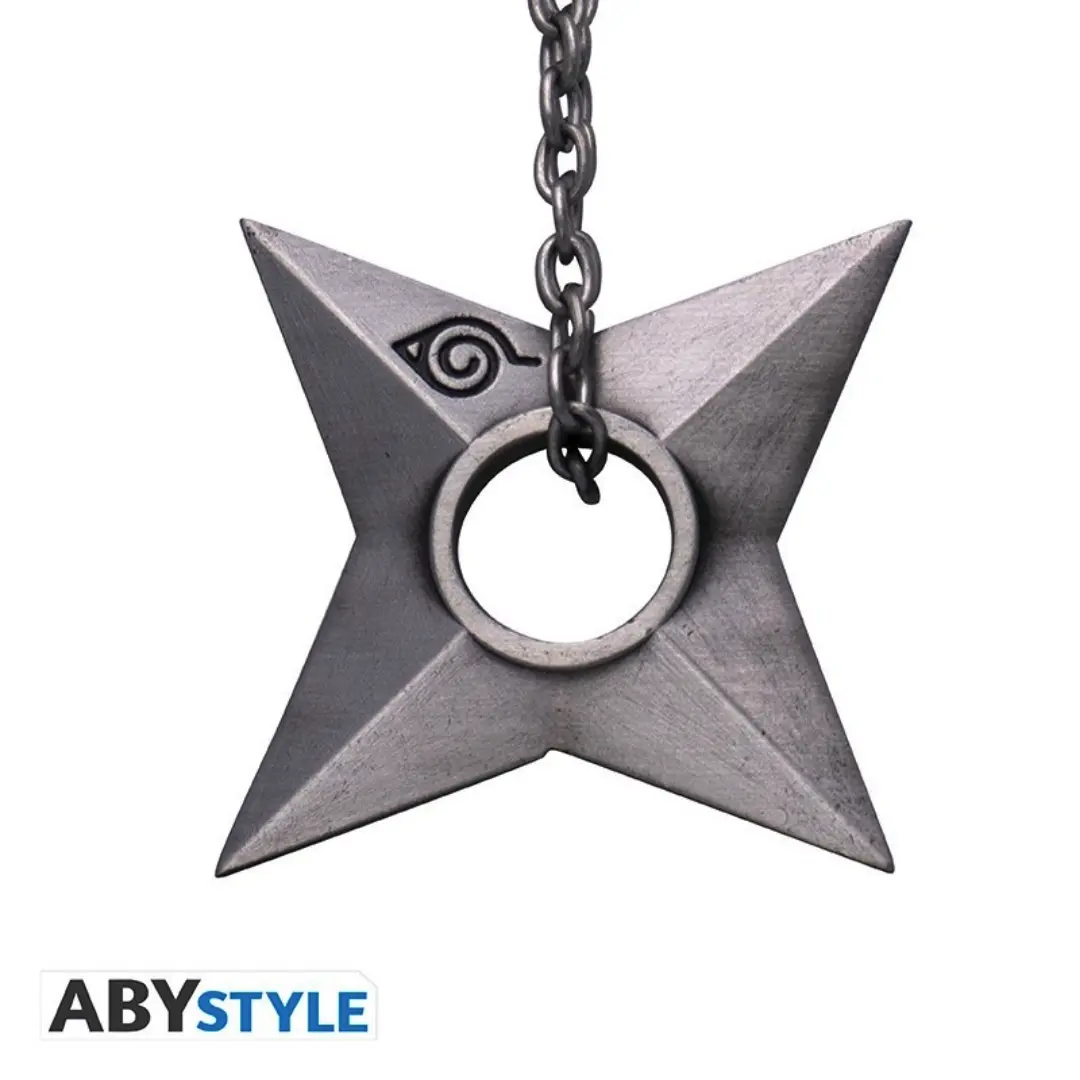 Abysse | Naruto Shippuden | Shuriken Konoha 3D Keychain