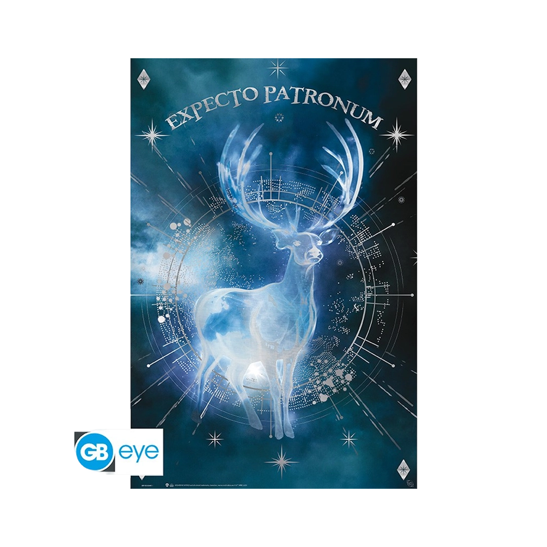 Abysse: Harry Potter - Expecto Patronum Poster Metalleffekt Maxi