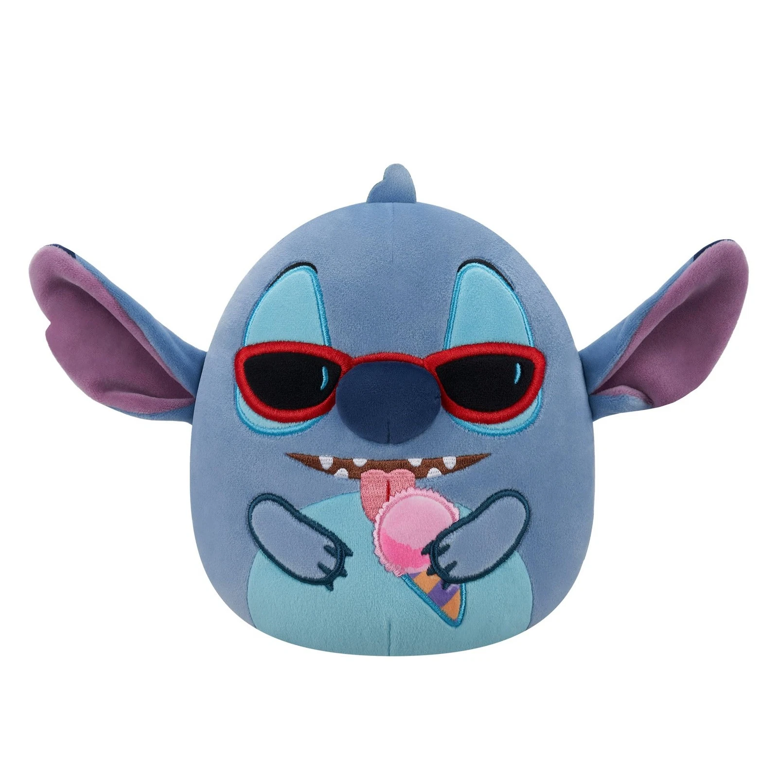 Jazwares | Squishmallows Disney Stitch Holding Snow Cone | 25cm Medium Plush
