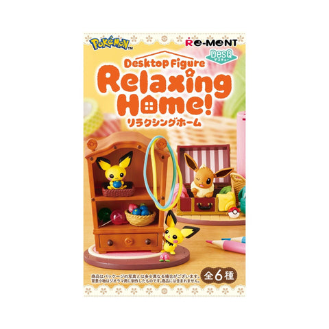 Pokémon Relaxing Home Collection – Re-Ment Blind Box Sealed Case (6x Boxes)