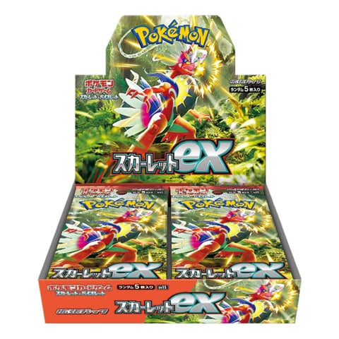 Pokémon Scarlet ex Booster Display Japanese