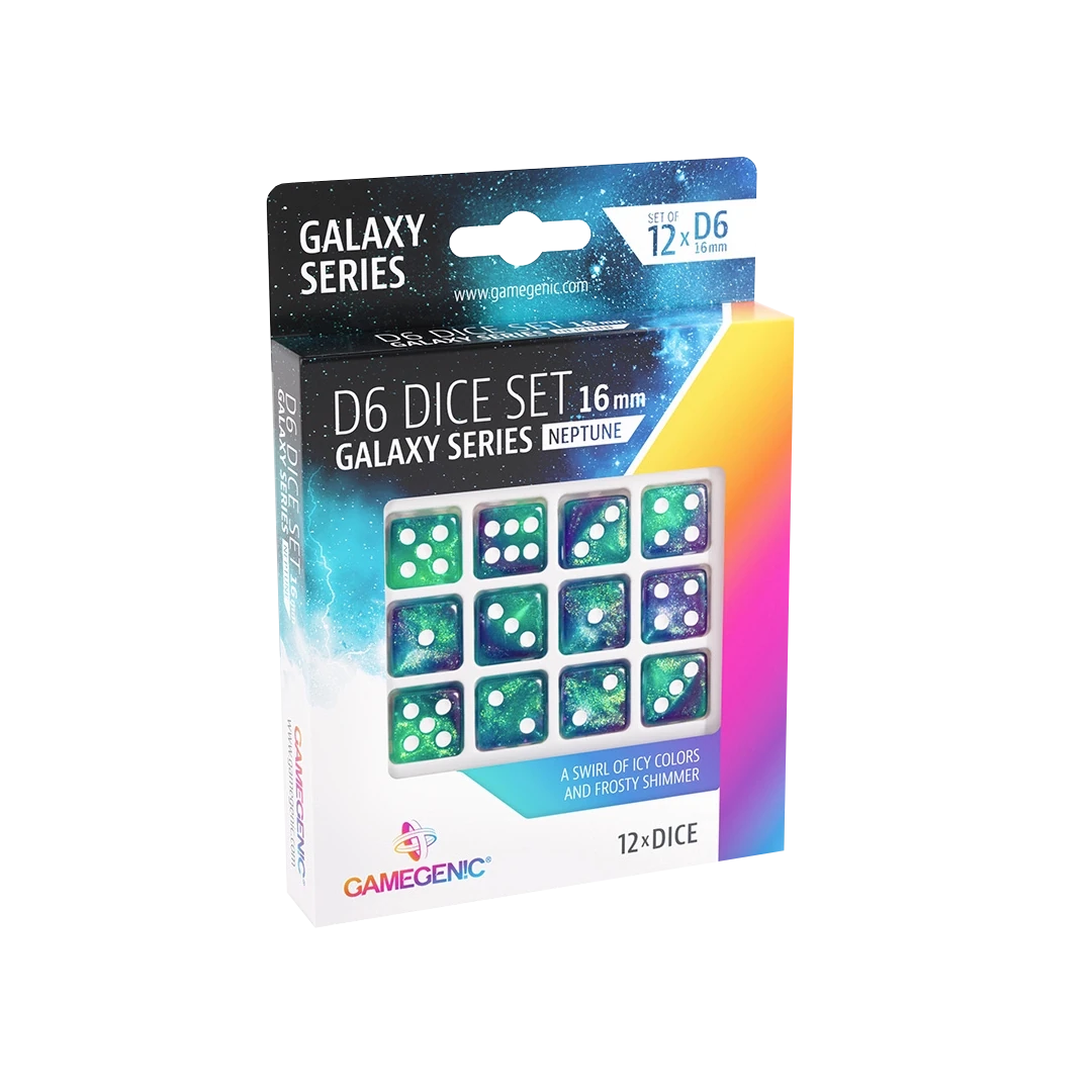 Gamegenic | RPG Dice Set | Galaxy Series Neptune D6 (36pc)