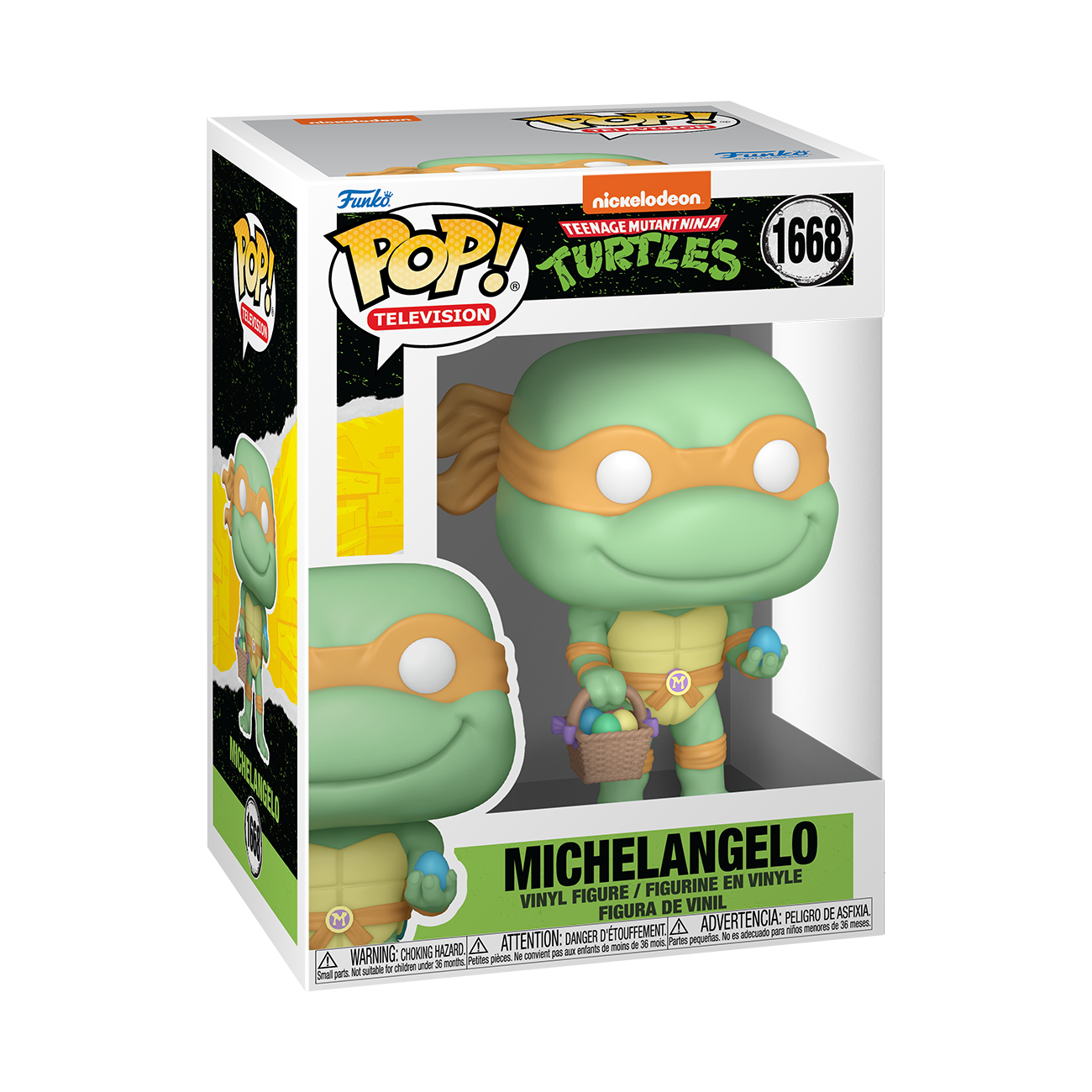 POP Vinyl: Michelangelo with Easter Basket - Teenage Mutant Ninja Turtles