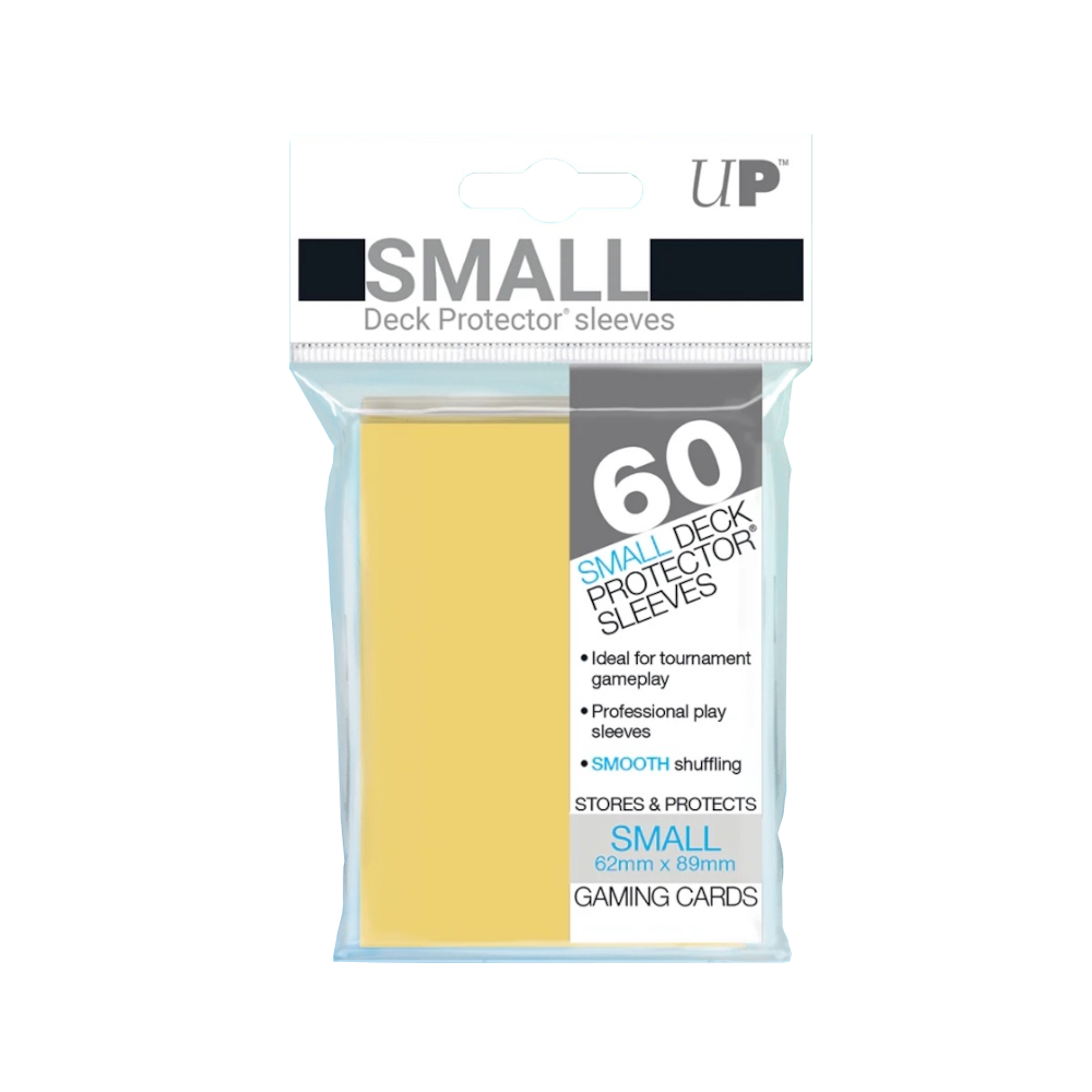Ultra Pro - PRO-Gloss Small Deck Protector Sleeves - 60ct Yellow