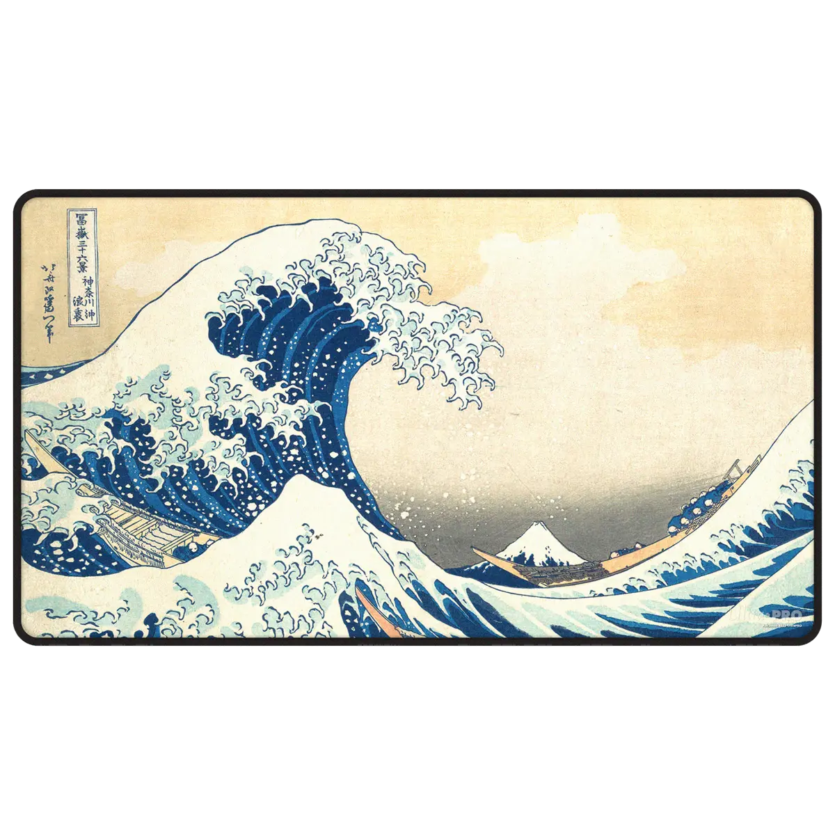 Ultra Pro: The Great Wave off Kanagawa - Black Stitched Playmat