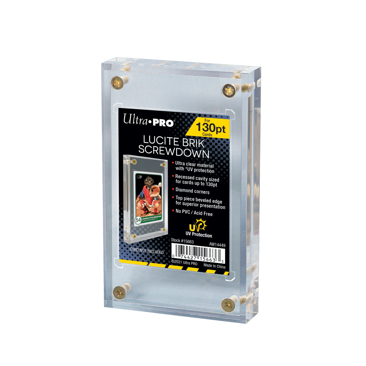 Ultra Pro: Lucite Brik UV Screwdown - 130PT