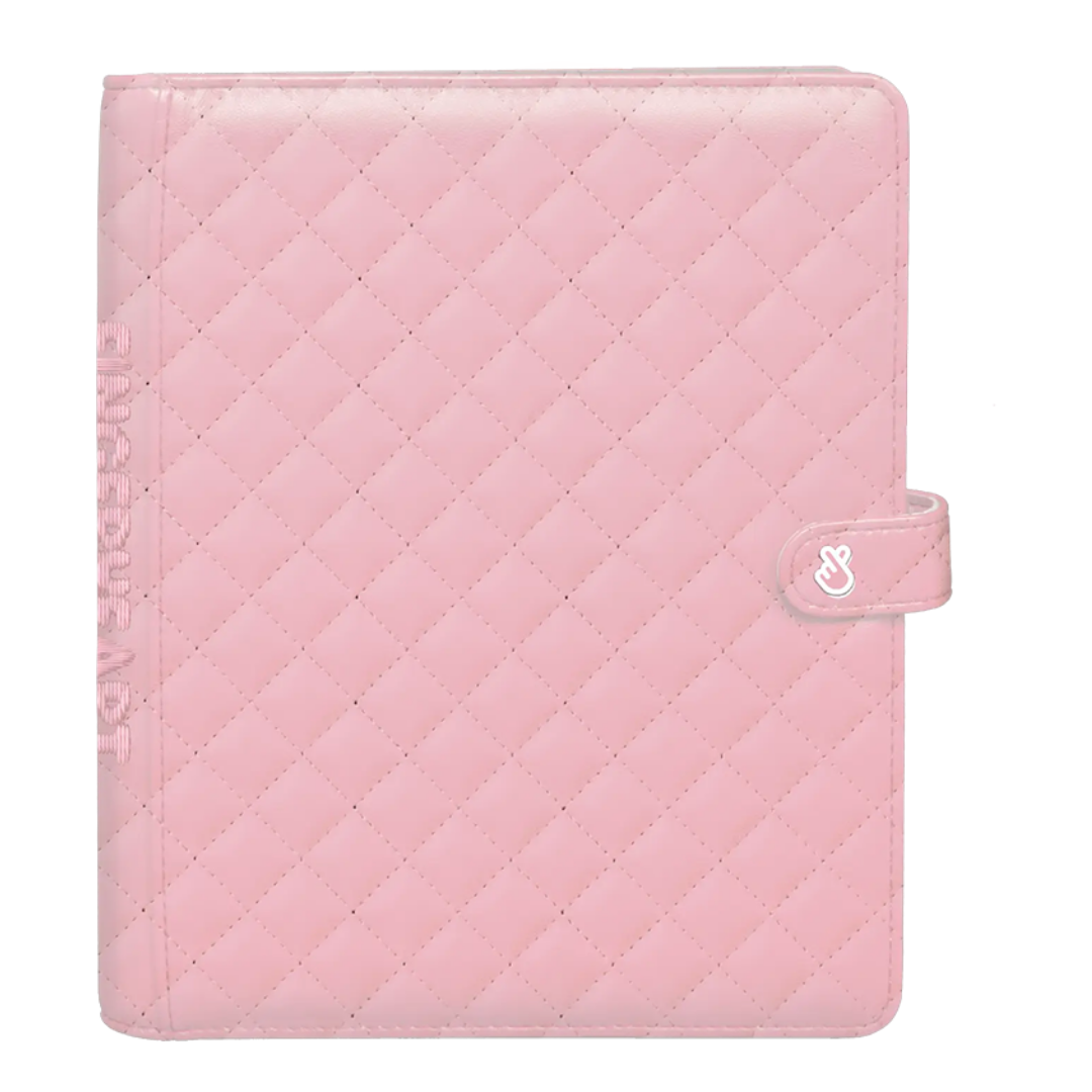 Ultra Pro | Fingerheart Blush | 4-Pocket Poploader Premium Snap Binder