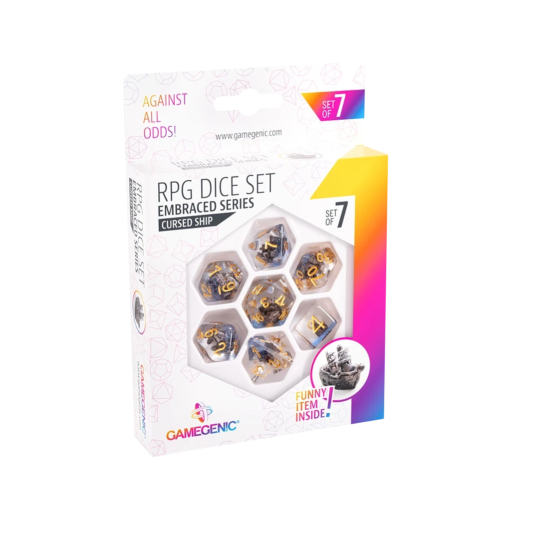 Gamegenic | RPG Dice Set | Embraced Series Cursed Ship