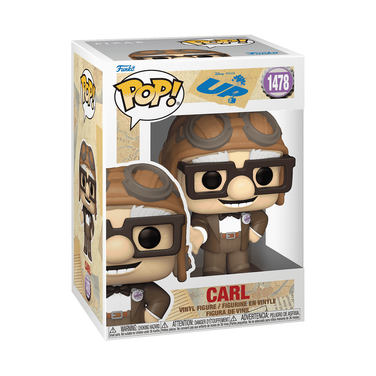 POP! Disney: Carl in Aviator Hat - Up